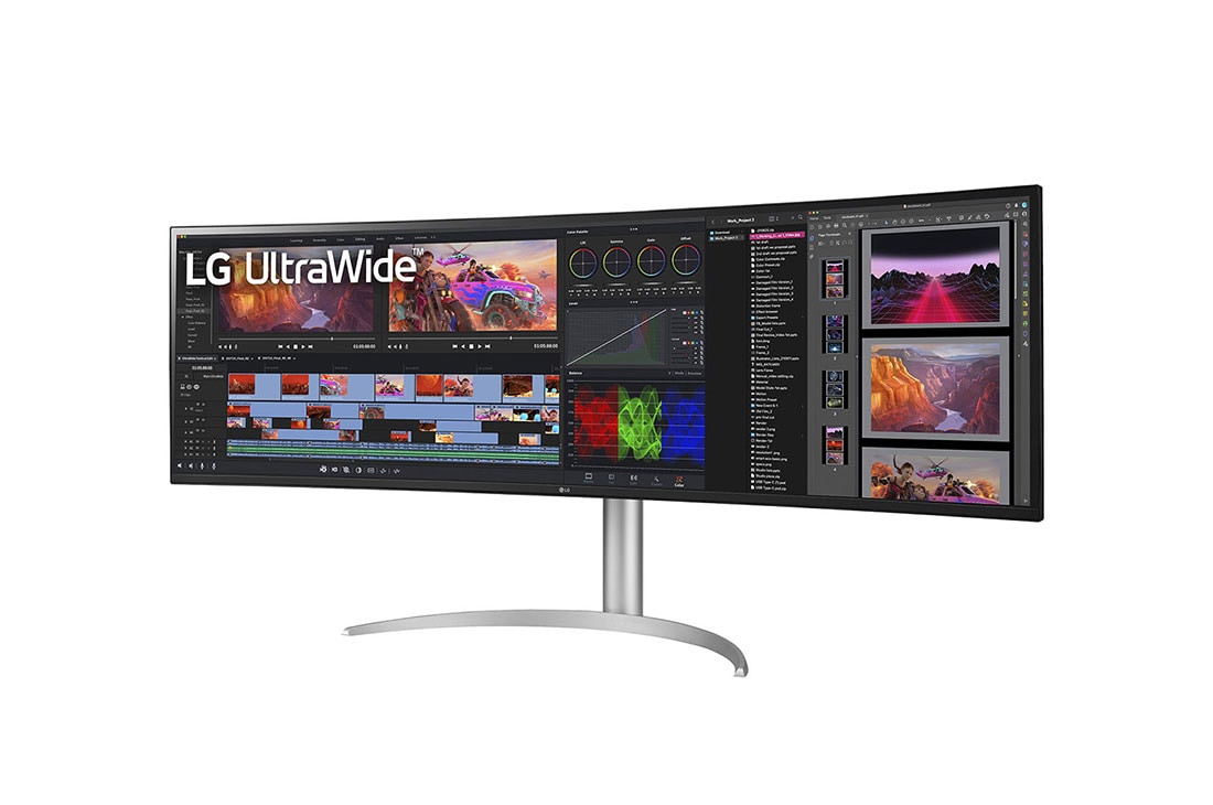 dual curved  monitors